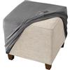 uyeoco Copri Pouf Fodera Poggiapiedi Rotondo/Quadrato/Rettangolare Copripoggiapiedi Elastico 50x50/40 x 40 Cover Sgabello Copertura Protettiva per Ottomana (Color : C, Size : 40X40CM) ( Color : 4@ , Size : 4