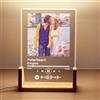 HOJKOUD Regalo Personalizzato, Placca Spotify Con Foto, Lampada Personalizzata Con Foto, Regali Fidanzata, Regali Personalizzati Per Lui, Regalo Anniversario. (Stile 01)