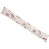 Casatessile Paraspiffero Lungo 110 cm. Imbottito e sfoderabile Shabby Cuore Paraspiffero Salsicciotto Shabby Chic. - Rosso