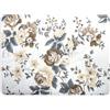 Vionara Home Trapuntino Primaverile in Morbida Microfibra, Copriletto Trapuntato Stampato, Coperta Leggera, Imbotittura 100gr/mq, Matrimoniale 260x270 cm, Made in Italy (Peonia - Beige)
