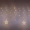 iperbriko Ice Light Stelle 150 LED 400x80cm Bianco Caldo