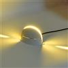 Septpenta Lampada da Davanzale a LED, Design Luminoso a 180°, Delicata Senza Abbagliare, Calda e Romantica, Che Aggiunge Una Sensazione Artistica, Applique Semicircolare per Cortile, Cucina(Luce calda)