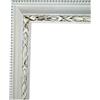 ITALIA CORNICI Maestri Artigiani I Cornice per Quadri Tele con Passepartout in Legno I Varie Misure I Personalizzabile I Noce Rosa Oro Crema (35 x 50 cm, Bianco)