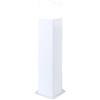 TEKHOME Lampione da Giardino Esterno IP44 con Attacco E27, Palo Luce da Esterno in Alluminio, Colonna Luminosa per Giardino, Vialetto, Terrazza - 440mm-B440 (BIANCO)