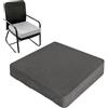 Generico Cuscino per Sedia con Rialzo, Cuscino del Sedile Antiscivolo Spesso per Pavimento, per Anziani, Cuscini per Sedili da Esterno per Adulti, per Ufficio, Sedia a Rotelle,Warm Gray,50x50x8cm