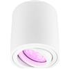 Ledvion - Faretto LED a montaggio superficiale, Rotondo, Dimmerabile, 5W, RGBWW, Wifi, App, Lampada da soffitto