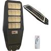TANIASHOP Lampione Stradale LED Esterno Solare 2000W con Telecomando Faro Ricarica Solare con Sensore di Movimento, Crepuscolare, Timer Luce Bianca 6500K IP67 Impermeabile per Cortile, Giardino (2000W)