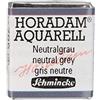 Schmincke - HORADAM® AQUARELL - per cappelli da artista, 785 grigio neutro, 14 785 044, 1/2 godet