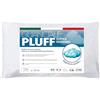 V.I.P. VERY IMPORTANT PILLOW - Cuscino PLUFF 100% Fibra Poliestere di alta qualità, Federa 100% cotone, Anallergico, 50x80, Bianco