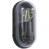 Lucande Applique da esterni dimmerabile colore Nero, in Alluminio applique lampada LED outdoor per facciata/parete terrazzo e balcone