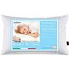 PERLARARA - Guanciale il Cuscino Bambino da 24 mesi 40x60 cm culla Baby Plume 100% Piumimo d'Oca Antisoffoco Lettino morbido soffice Federa Antiacaro Percalle anallergico