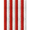 Arsvita - Tenda in ratina, 80 x 220 cm, protezione perfetta dagli insetti e dagli sguardi indiscreti per la porta del balcone e della terrazza, colore: rosso/bianco