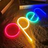 Generic Open Neon Sign - Insegne al neon a LED con luce aperta per orario lavorativo, alimentata da cavo USB o batterie, per vetrine di negozi, bar, hotel, librerie, ristoranti, panetterie, decorazione da