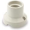 AMARCORDS - Plafoniera in porcellana attacco e27 base applique portalampade vintage colore BIANCO