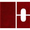 IlGruppone Set Tappeti Bagno con Fondo Antiscivolo Lavabili in Lavatrice Assorbenti 45 x 75 Cm 3 Pezzi - Bordeaux