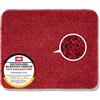 Astra Tappeto antisporco interno 60x75 cm - Zerbino lavabile rosso 100% cotone - Entra ASSORBENTE - Tappetino antiscivolo facile da pulire