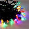 Partenopea Catena luminosa a LED luci di Natale vintage a batteria (NON INCLUSE) da interno ed esterno IP44 e controller 8 giochi luce atmosfera natalizia feste halloween (Luce Multicolor)