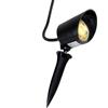 Partenopea FARETTO LED DA ESTERNO IP65 GIARDINO CON PICCHETTO DA TERRA LUCE PER ILLUMINAZIONE VIALI SENTIERI PARETI PIANTE DA 7W 620 LM LAMPADA PROIETTORE SPOT (Luce calda 3000K)