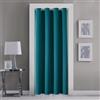 GYROHOME Tende per porte e finestre, colore verde acqua, con occhielli, tende oscuranti per camera oscurante, pannello singolo, per porte e finestre, 132 x 137 cm