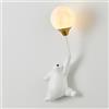 UIOPPOI Lampada da parete con orsetto dei cartoni animati, per camerette dei bambini, fata G9, applique cablate per camere da letto di ragazzi e ragazze, decorazione