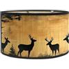 SZLIFE Paralume E27 per lampadari, Decorazione per la casa, Ricambio per Lampada da Fattoria, Leggero, per Hotel, con Stampa a Forma di, Style E