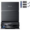 ECOVACS DEEBOT X11 Pro OMNI Robot Aspirapolvere Stazione Pulizia con Accessori Kit, Aspirazione 19500Pa, OZMO ROLLER 2.0, TruEdge 3.0, Ascensione massima di 4 cm, ZeroTangle 3.0, Tecnologia PowerBoost