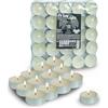 DETERMONDO 200 Tealight Candele Bianche Antigoccia Tea Light Candele Non Profumate Lumini con Durata di 4 Ore