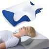 Generico Orthosleep recensioni，cuscino ortopedico ergonomico per apnea del sonno，cuscino orthosleep-Adatto a Fianco/Schiena/Stomaco(Blue)