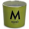 MUHA' | Candela Profumata in Vetro Verde, Fragranza Mosto Supremo, Profumatore per Ambienti, Formato da 270 Gr