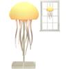 Generico Lampada da medusa galleggiante a LED con controllo vocale Luce notturna ricaricabile,Simpatica lampada da scrivania, luci medusa per bambini, amici, genitori, b