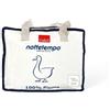 Tex family Piumino d'oca per lettino neonato certificato, Gabel, 90% piumino bianco, caldo e morbido, 80x120 cm