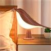 GODENBA Piccola lampada senza fili a forma di uccellino, luce notturna touch con 3 temperatura di colore/luminosità dimmerabile/sensore touch/diffusore di atmosfera, batteria ricaricabile, lampada a