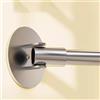 GOUZIBHD Asta per Tende,Asta per Tenda Antiscivolo,Asta di Estensione Rotonda per Parete Angolata, Supporto per Flangia Girevole 180° per Appendere Vestiti per Guardaroba Bagno(Size:130-240cm,Color:a)