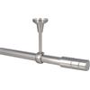 Sento Kit Bastone per Tende in Metallo 25mm Acciaio Inox Montaggio a Soffitto 240 cm ILUSION
