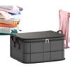 Generic Borsa per trasloco con cerniera, 60 x 50 x 70 cm, contenitore impermeabile in tessuto non tessuto, con manico, borsa per riporre vestiti, trapunte, biancheria da letto, abbigliamento
