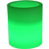 Danieli Vaso Luminoso da Giardino ROSE a LED | In resina anti-ingiallimento | Luce RGB multicolore | Telecomando incluso | Led IP67 | Made in Italy | Trasformatore IP20 da 1,1 mt | cm 32X42| kg 2