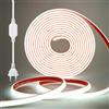 HEGEHE Striscia LED COB 220V,1M Bianco 6000K Tagliabile Impermeabile Flessibile FCOB LED Striscia Neon,Design fai da te,Camera da letto,Soggiorno,Sala Giochi,Cucina,Festa e Decorazione Negozio