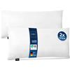 LILENO HOME Cuscino in microfibra 40x80 cm Premium (450g di imbottitura) [set da 2 pezzi] lavabile fino a 95 gradi con cerniera - Cuscino per la testa 40x80 cm come imbottitura per cuscino da letto