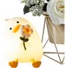 Generico Cute Duck Lamp, Light-Up Duck, Fun Rechargeable 3 Modes Dimmable, 3.93 Inches Touch Portable Lighting for Breastfeeding, Home Bedside, College Dorm, Sleep Bedroom, and Bathroom Use