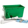 Unger Kit completo Unger PRO 5in1 (include lavavetri, tergivetro, panno in microfibra, raschietto di sicurezza, secchio da 18 L, per la pulizia professionale di vetri e finestre) AKG16