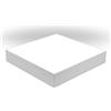 A2ZWORLD Plafoniera LED Pannello CCT, Quadrato 160X160X43mm 18W 2300LM, 3 Colorazioni in 1: 3000K 4000K 6500K, Montaggio Soffitto o Parete, Bianco Slim IP20
