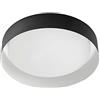 Linea Light Plafoniera Crew_2 LED 17W Ø 33.2 cm-Nero/Bianco