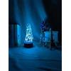 BTEVX Illusione di luce notturna 3D lampade a led lampada per bambini Attack on Titan Mikasa Ackerman figura 3D lampada da notte per bambini perled cambia colore luce notturna regalo anime