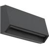 Faro Barcelona 70658 - MUST 158 Lampada da parete grigio scuro