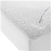 Caritex Coprimaterasso Matrimoniale impermeabile 180x200 cm in Spugna, Proteggi Materasso Traspirante, Silenzioso, Anallergico, Antiacaro, Elastico su tutto il perimetro, Angoli Super Elastici X423