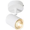 Qazqa jeana - Faretto Moderno - 1 luce - L 100 mm - Bianco - Moderno - Soggiorno I Camera da letto I Sala da Pranzo I Cucina