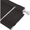 Generico Tende Veneziane in Alluminio per Interno Finestre, Senza Foratura, Tende Orizzontali Oscuranti a Lamelle da 25mm, Privacy e Protezione, per Finestre e Porte di Casa o Ufficio(Black)