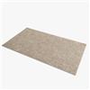 Comart - Tappeto Cucina Trama - 50x80 cm - Antiscivolo - Assorbente - Facile da Pulire - Passatoia in Poliestere Intrecciato - Resistente - Moderno - Runner per Corridoio e Entrata - Beige