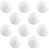 MCE-Commerce A304010 - Sfera in polistirolo, Ø 4 cm, liscia e durevole, 10 pezzi, per bricolage, modellismo, progetti creativi, colore bianco, Ø 4 cm-10