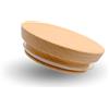 AlcoFermBrew Coperchio in legno con Guarnizione - Faggio, Coperchio in Legno per Barattolo e Tazza (75/58mm)